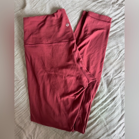 Lululemon Align 28” Leggings in Wine size 12 - Picture 2 of 10